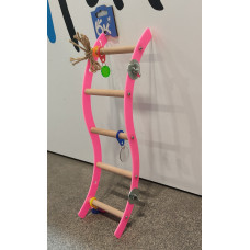 Brinquedo Escada Colorida Para Fixação Lateral na Gaiola